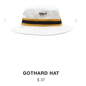 Dark seas Gothard White bucket hat